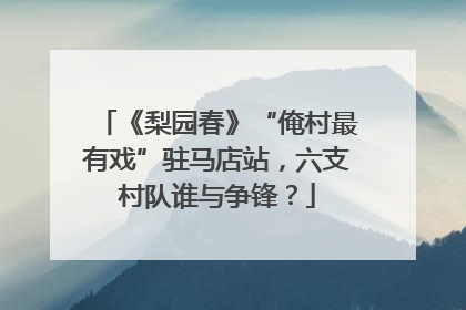 《梨园春》“俺村最有戏”驻马店站，六支村队谁与争锋？
