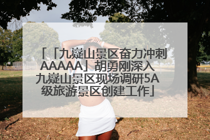 「九嶷山景区奋力冲刺AAAAA」胡勇刚深入九嶷山景区现场调研5A级旅游景区创建工作