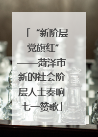 “新阶层 党旗红”——菏泽市新的社会阶层人士奏响七一赞歌