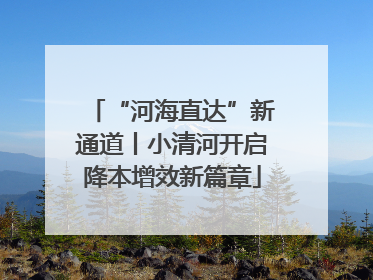 “河海直达”新通道丨小清河开启降本增效新篇章