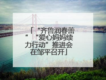 “齐鲁润春蕾”“爱心妈妈续力行动”推进会在邹平召开