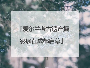 爱尔兰考古遗产摄影展在成都启幕