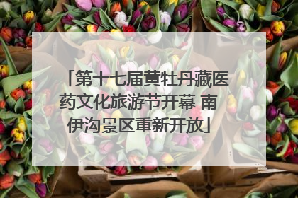 第十七届黄牡丹藏医药文化旅游节开幕 南伊沟景区重新开放