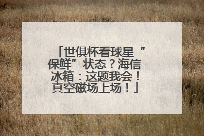 世俱杯看球星“保鲜”状态？海信冰箱：这题我会！真空磁场上场！