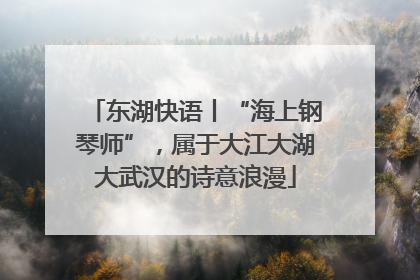 东湖快语丨“海上钢琴师”，属于大江大湖大武汉的诗意浪漫