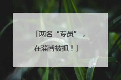 两名“专员”，在淄博被抓！