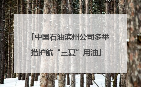 中国石油滨州公司多举措护航“三夏”用油