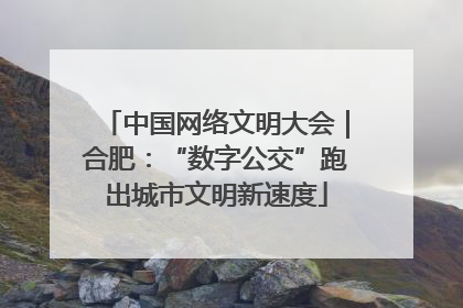 中国网络文明大会｜合肥：“数字公交”跑出城市文明新速度