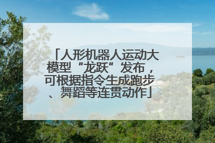 人形机器人运动大模型“龙跃”发布，可根据指令生成跑步、舞蹈等连贯动作