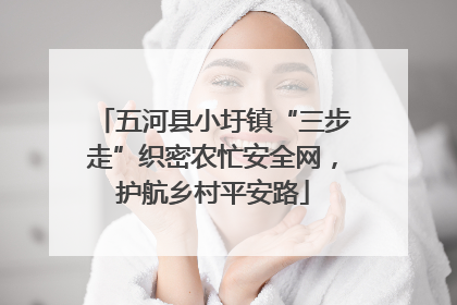 五河县小圩镇“三步走”织密农忙安全网，护航乡村平安路