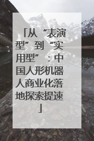 从“表演型”到“实用型”：中国人形机器人商业化落地探索提速