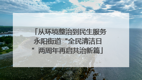 从环境整治到民生服务 永阳街道“全民清洁日”两周年再启共治新篇