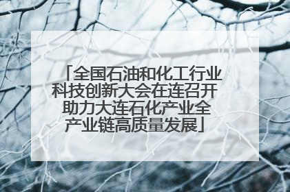 全国石油和化工行业科技创新大会在连召开 助力大连石化产业全产业链高质量发展