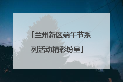 兰州新区端午节系列活动精彩纷呈