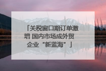 关税窗口期订单激增 国内市场成外贸企业“新蓝海”