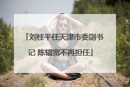 刘桂平任天津市委副书记 陈辐宽不再担任