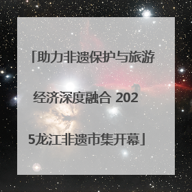 助力非遗保护与旅游经济深度融合 2025龙江非遗市集开幕