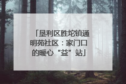 垦利区胜坨镇通明苑社区：家门口的暖心“益”站