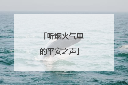 听烟火气里的平安之声