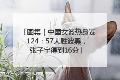 图集｜中国女篮热身赛124：57大胜波黑，张子宇得到16分