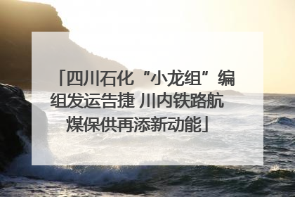 四川石化“小龙组”编组发运告捷 川内铁路航煤保供再添新动能