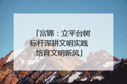 富锦：立平台树标杆深耕文明实践培育文明新风