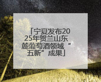 宁夏发布2025年贺兰山东麓葡萄酒领域“五新”成果