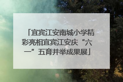 宜宾江安南城小学精彩亮相宜宾江安庆“六一”五育并举成果展