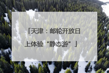 天津：邮轮开放日上体验“静态游”