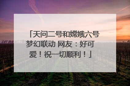 天问二号和嫦娥六号梦幻联动 网友：好可爱！祝一切顺利！