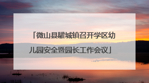 微山县驩城镇召开学区幼儿园安全暨园长工作会议