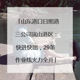 山东港口日照港三公司岚山港区：快进快出，29条作业线火力全开