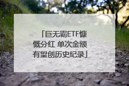 巨无霸ETF慷慨分红 单次金额有望创历史纪录