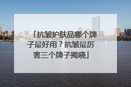 抗皱护肤品哪个牌子最好用？抗皱最厉害三个牌子揭晓