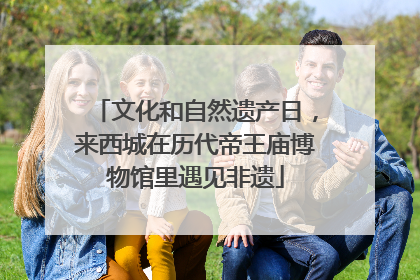 文化和自然遗产日，来西城在历代帝王庙博物馆里遇见非遗