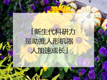 新生代科研力量助推人形机器人加速成长