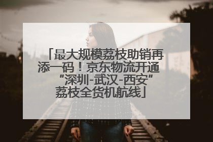 最大规模荔枝助销再添一码！京东物流开通“深圳-武汉-西安” 荔枝全货机航线