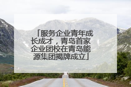 服务企业青年成长成才，青岛首家企业团校在青岛能源集团揭牌成立