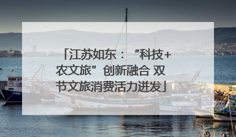 江苏如东：“科技+农文旅”创新融合 双节文旅消费活力迸发