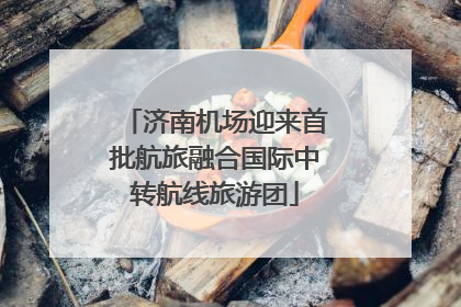 济南机场迎来首批航旅融合国际中转航线旅游团