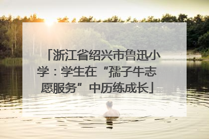 浙江省绍兴市鲁迅小学：学生在“孺子牛志愿服务”中历练成长
