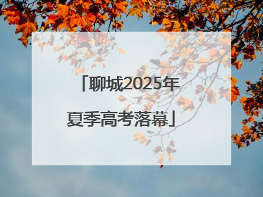 聊城2025年夏季高考落幕
