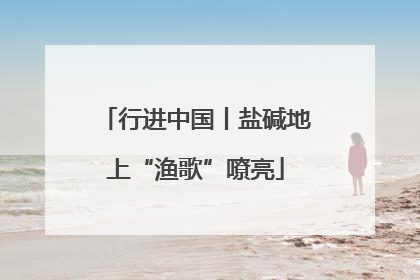行进中国丨盐碱地上“渔歌”嘹亮