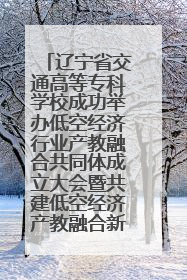辽宁省交通高等专科学校成功举办低空经济行业产教融合共同体成立大会暨共建低空经济产教融合新生态论坛