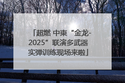 超燃 中柬“金龙-2025”联演多武器实弹训练现场来啦