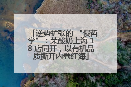 逆势扩张的 “慢哲学”：茉酸奶上海 18 店同开，以有机品质撕开内卷红海