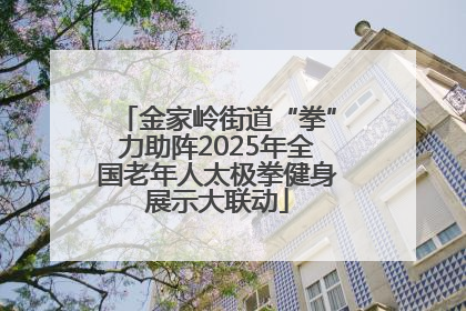 金家岭街道“拳”力助阵2025年全国老年人太极拳健身展示大联动