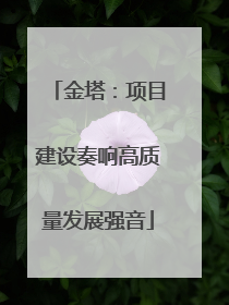 金塔：项目建设奏响高质量发展强音