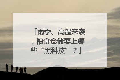 雨季、高温来袭，粮食仓储要上哪些“黑科技”？