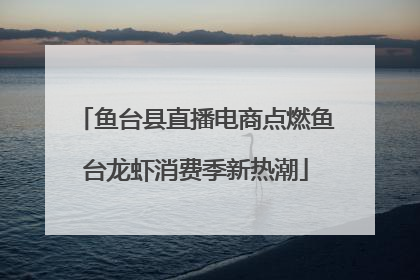 鱼台县直播电商点燃鱼台龙虾消费季新热潮